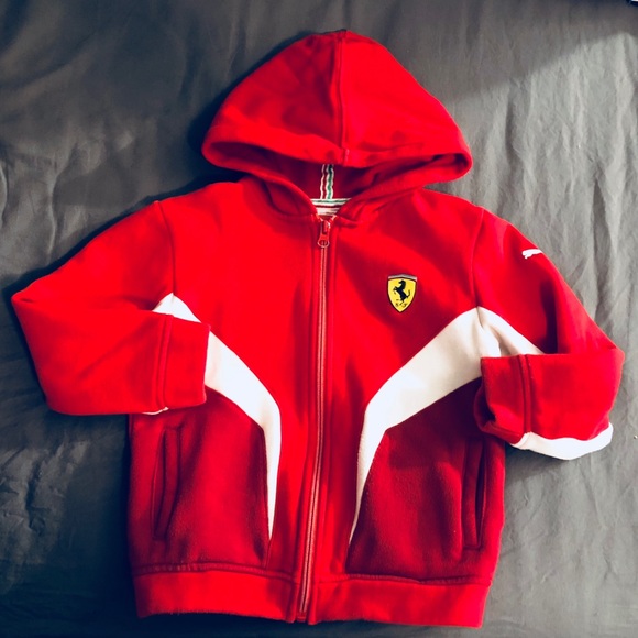 ferrari zip up sweatshirt